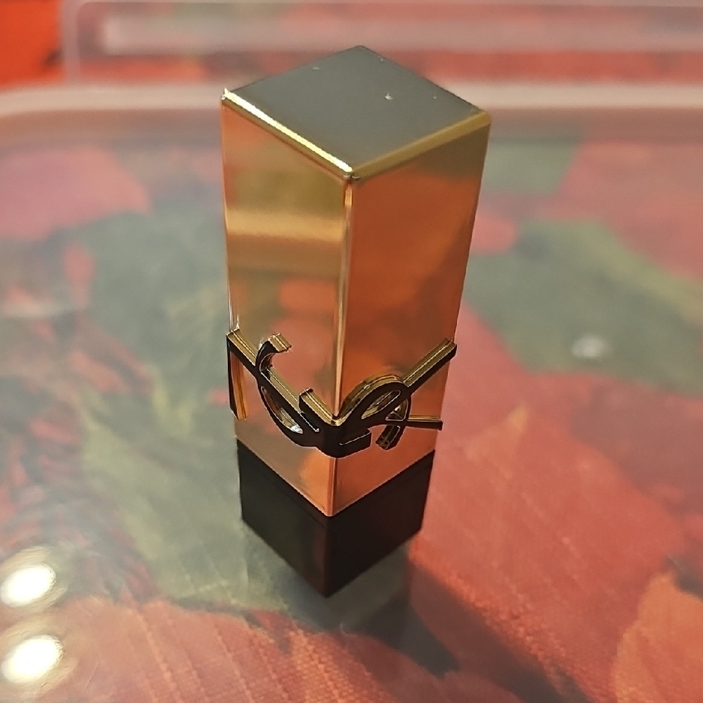 Yves Saint Laurent Gold and Black Geometric Accessory